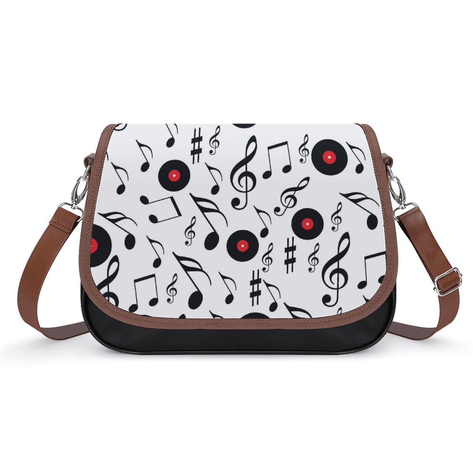 Amazon.co.jp: ショルダーバッグ 音符柄 ワンショルダーバッグ